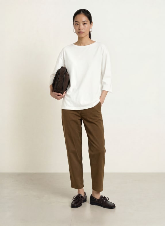 Marc O'Polo Shirt met 3/4-mouwen WIT