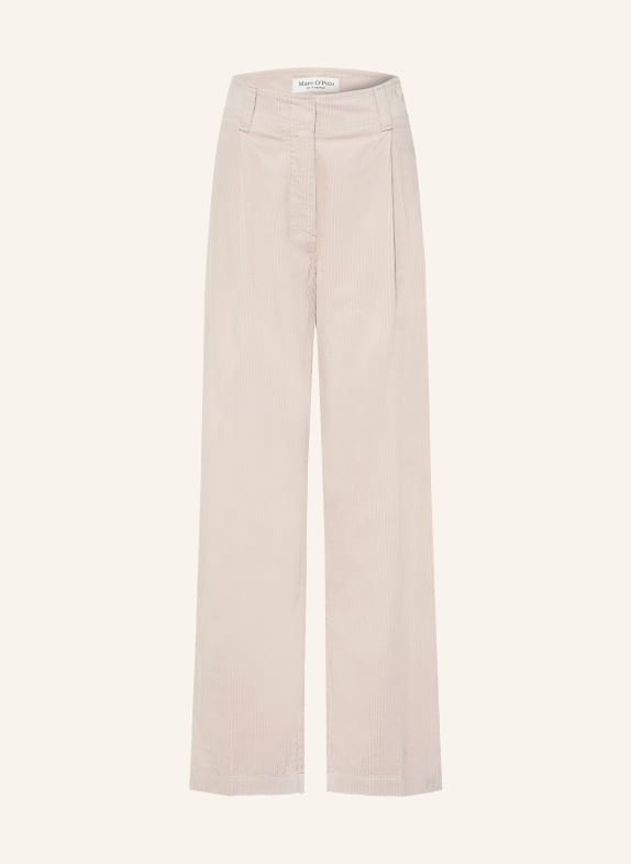 Marc O'Polo Pantalon palazzo en velours côtelé CRÈME