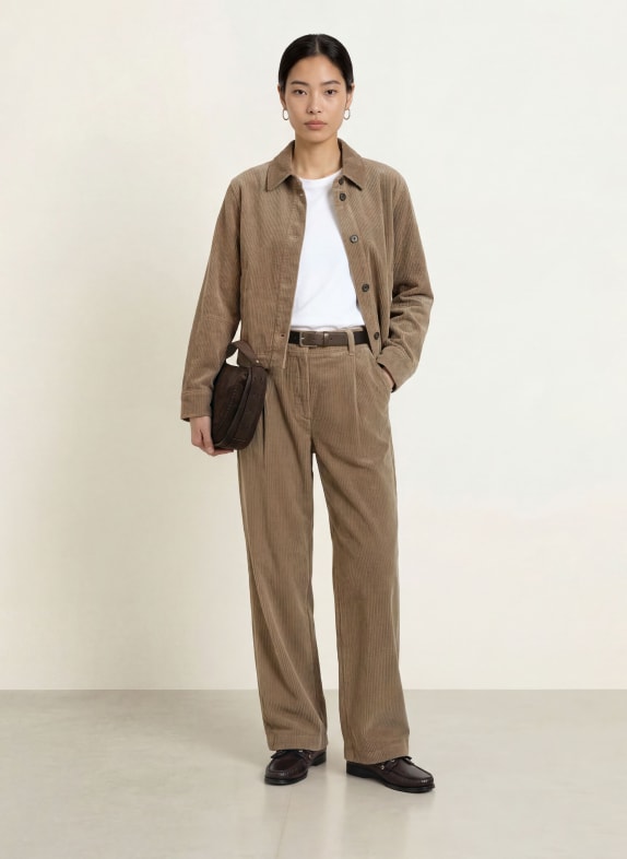 Marc O'Polo Marlene-broek van corduroy BEIGE