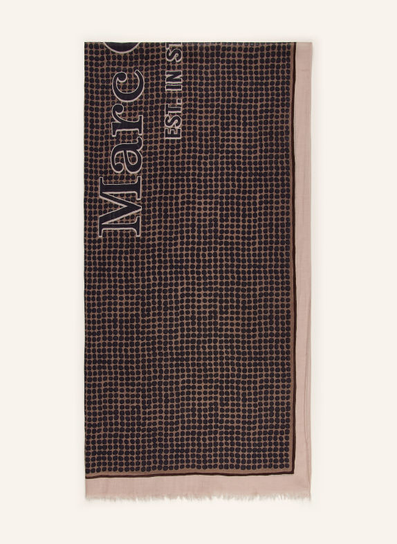 Marc O'Polo Schal TAUPE / DUNKELBRAUN / SCHWARZ