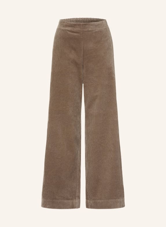 Marc O'Polo Pantalon palazzo en velours côtelé BEIGE
