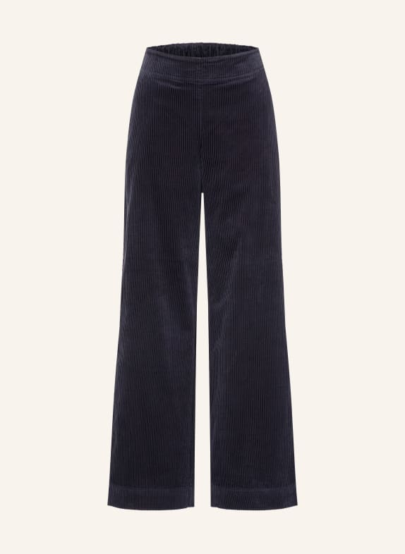 Marc O'Polo Pantalon palazzo en velours côtelé BLEU FONCÉ