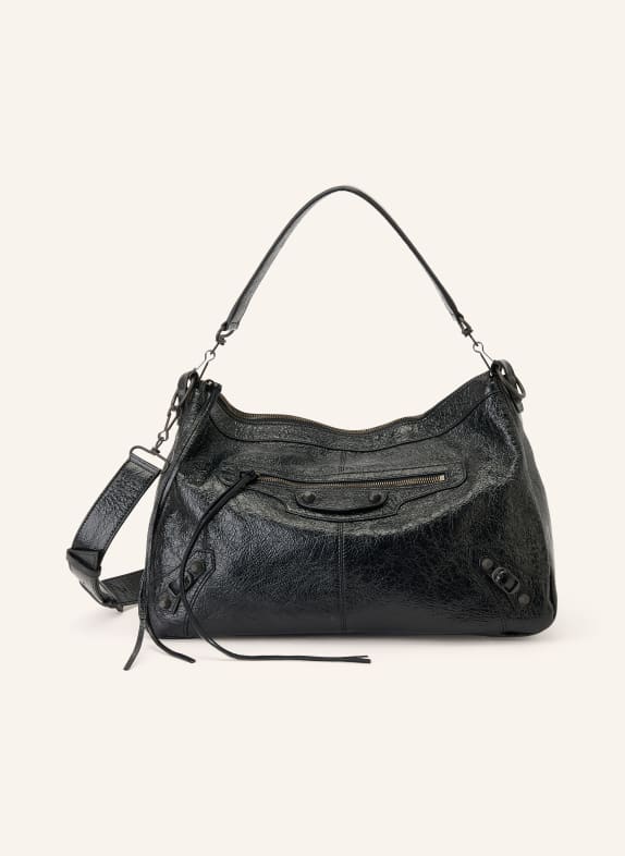 BALENCIAGA Torebka LE CITY MOTO MEDIUM CZARNY