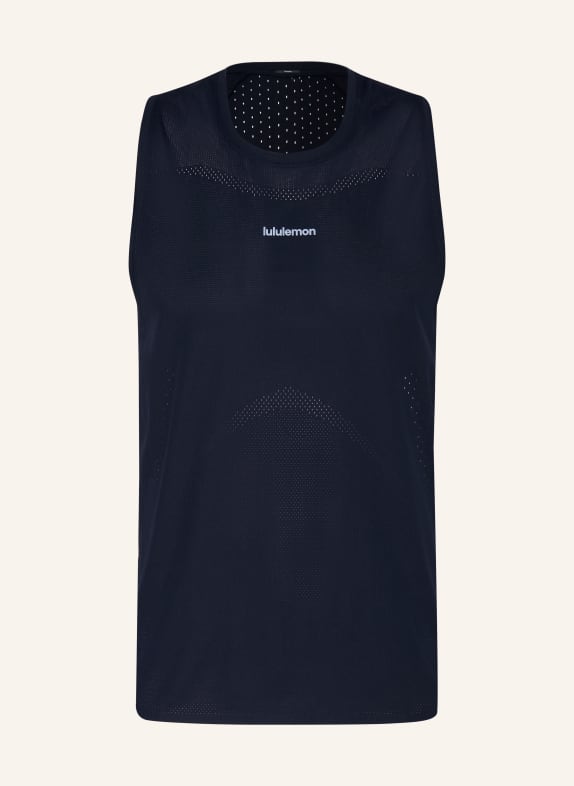 lululemon Funkční top FAST AND FREE TMAVĚ MODRÁ