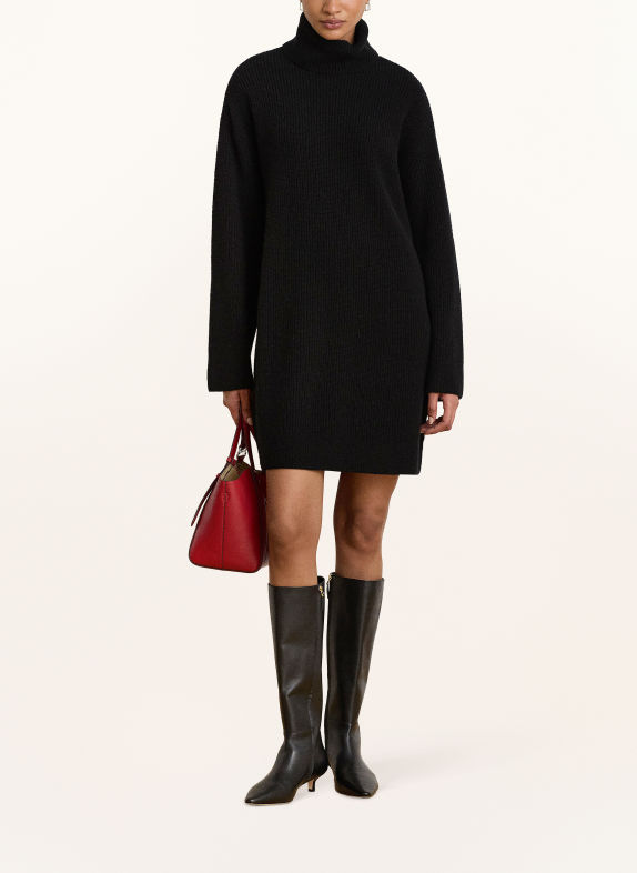 LAUREN RALPH LAUREN Strickkleid SCHWARZ