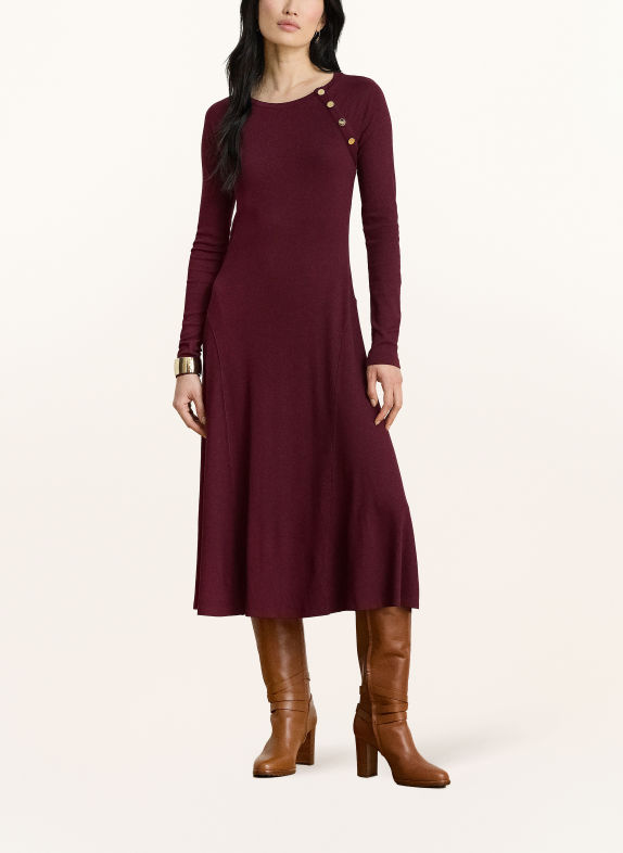 LAUREN RALPH LAUREN Jerseykleid DUNKELROT
