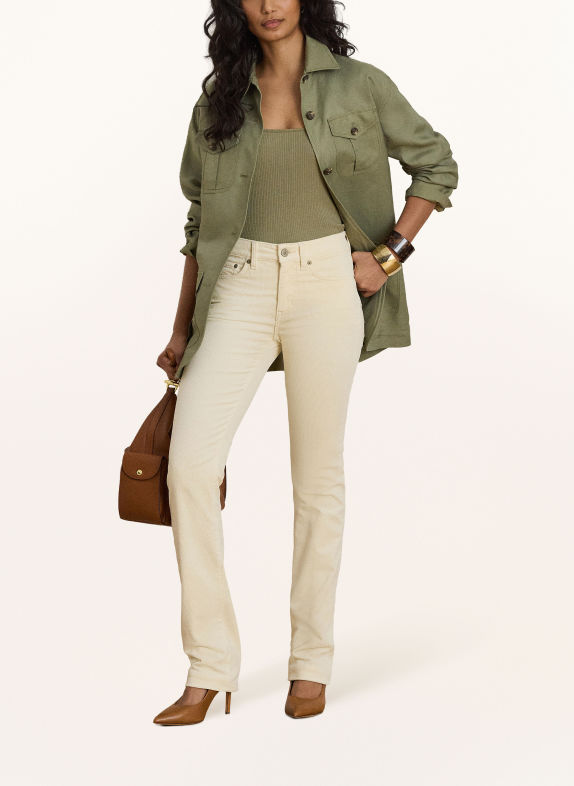LAUREN RALPH LAUREN Pantalon en velours côtelé CRÈME