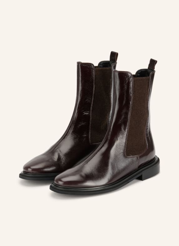 darling harbour Chelsea boots MARRON FONCÉ