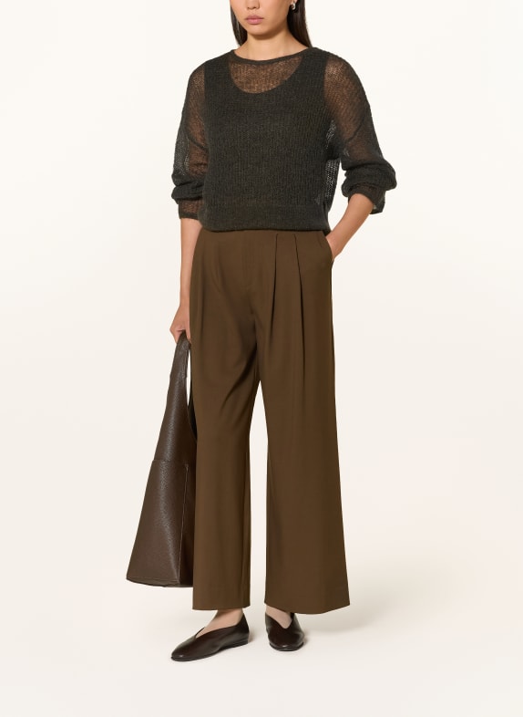 someday TIVORA-trui met mohair OLIJF