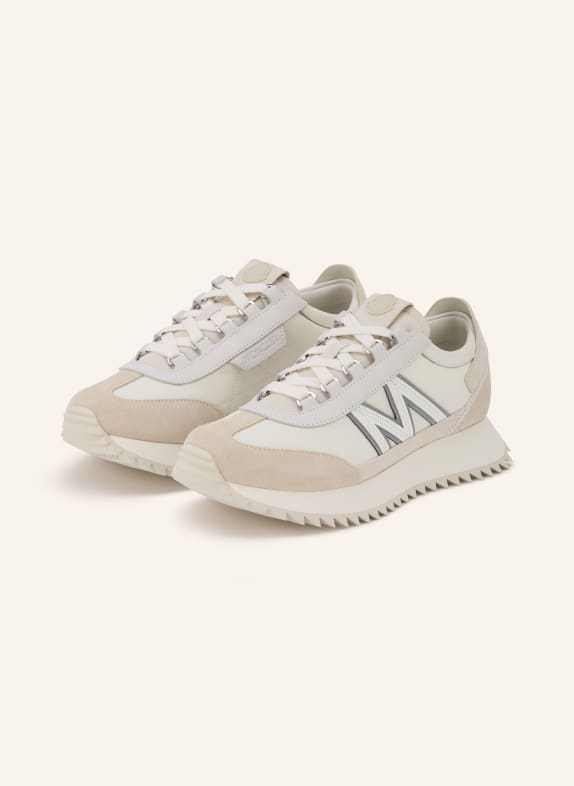 MONCLER Sneaker PACEY2 WEISS / SILBER / HELLGRAU