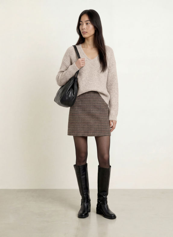 Herrlicher Pullover LINI BEIGE