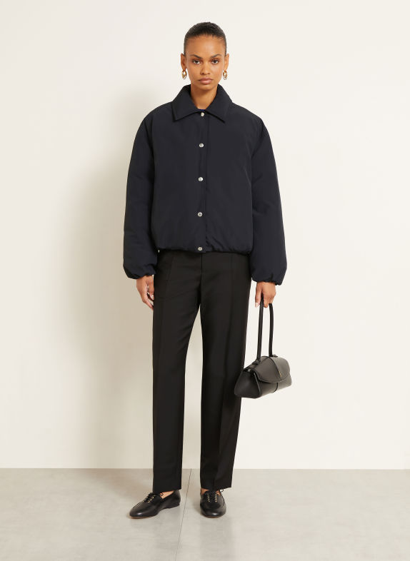 JIL SANDER Down jacket BLACK