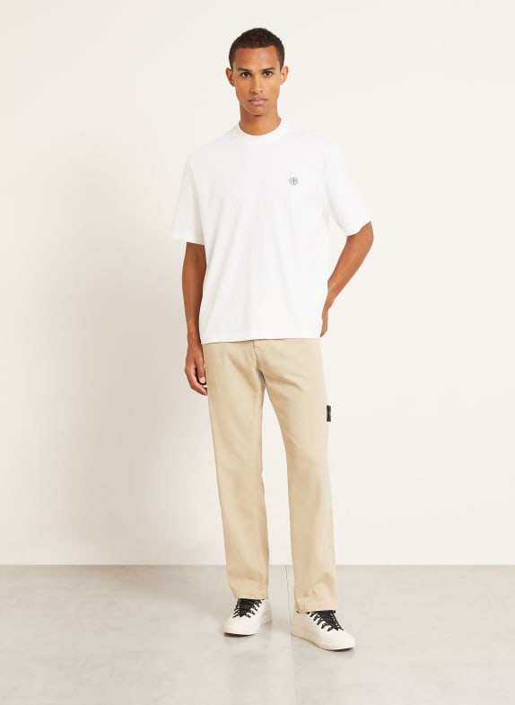STONE ISLAND T-shirt BLANC