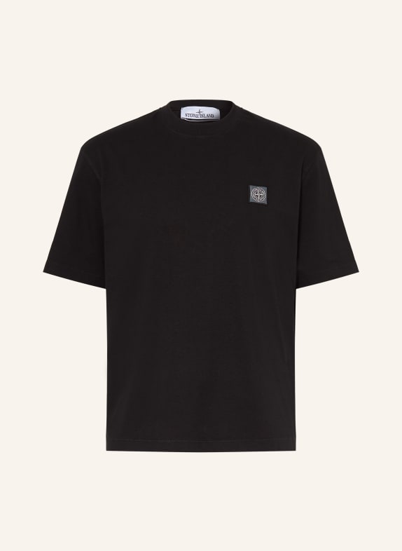 STONE ISLAND T-Shirt SCHWARZ