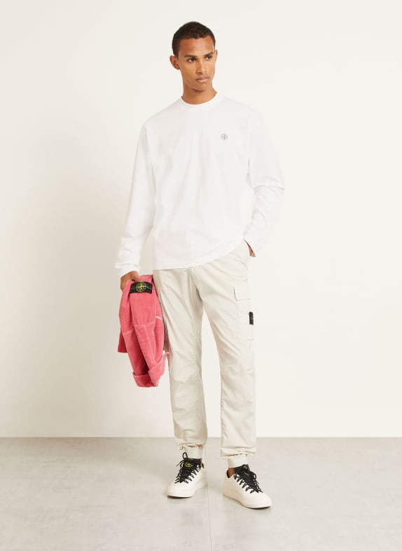 STONE ISLAND Longsleeve WIT