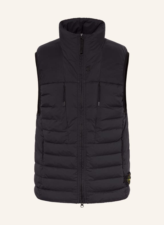 STONE ISLAND Péřová vesta TMAVĚ MODRÁ
