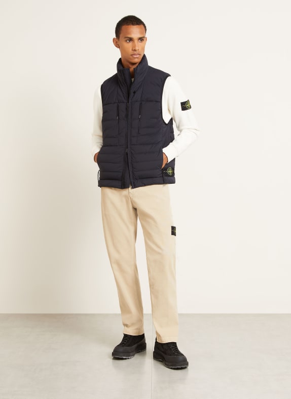 STONE ISLAND Donzen bodywarmer DONKERBLAUW
