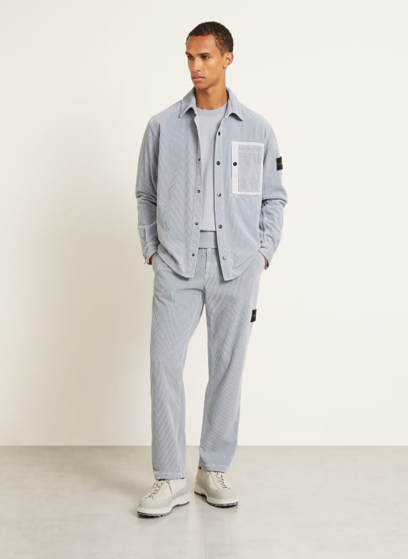 STONE ISLAND Cordchino Regular Fit BLAUWGRIJS