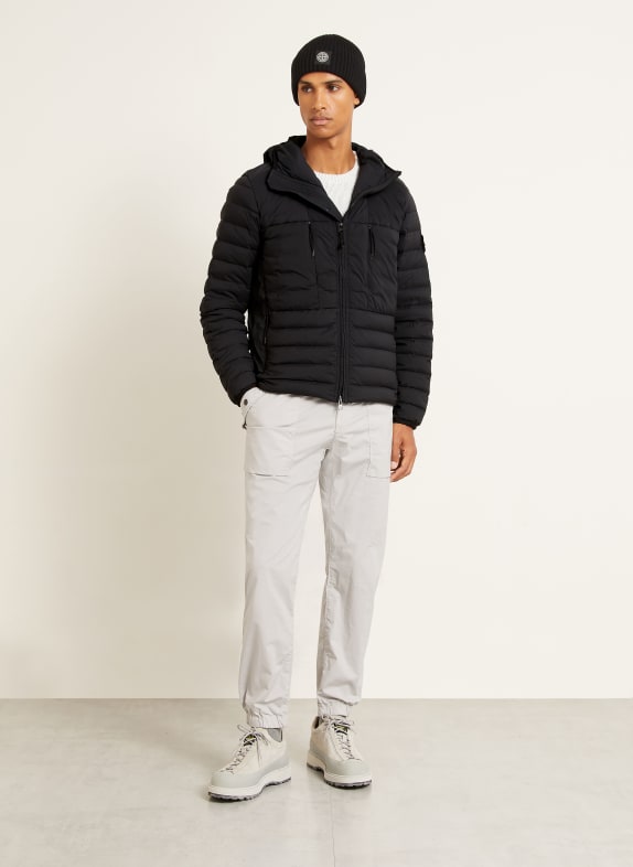 STONE ISLAND Lightweight donsjas ZWART