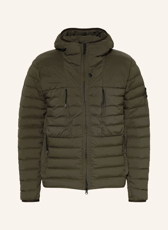 STONE ISLAND Lightweight down jacket DARK BROWN