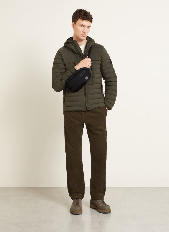 STONE ISLAND Lightweight donsjas MARRON FONCÉ