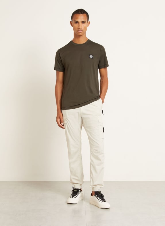 STONE ISLAND T-shirt GROEN / NOIR