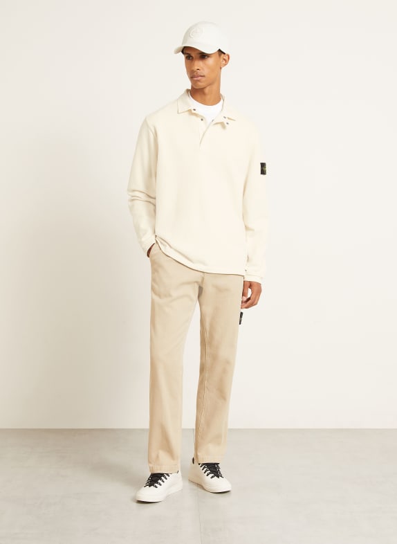 STONE ISLAND Jersey-poloshirt CRÈME