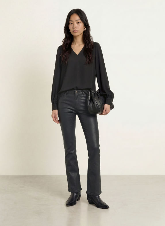 MOS MOSH Blusenshirt MMKYLIE MILEY SCHWARZ