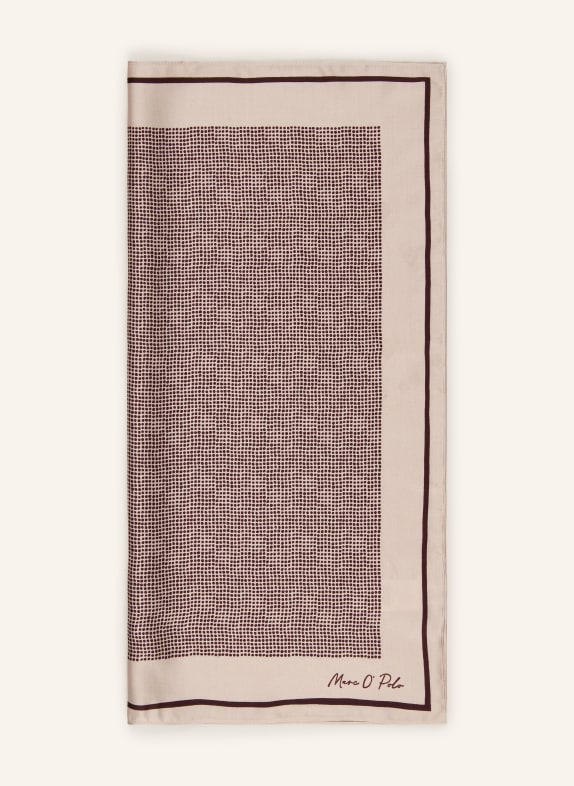 Marc O'Polo Foulard BEIGE / MARRON FONCÉ