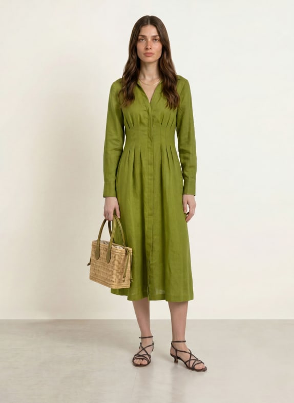 HOBBS Leinenkleid CHRISSY OLIV