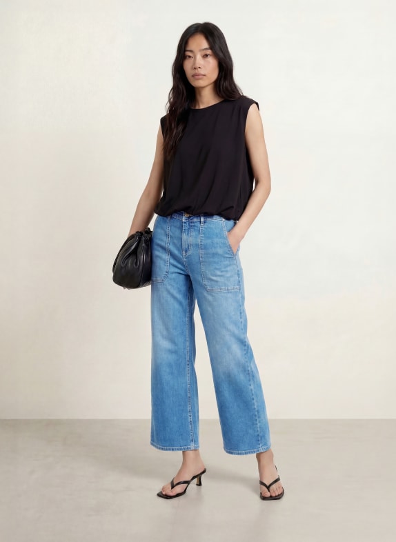 OPUS Wide Leg Jeans MIVA 70389 mid blue
