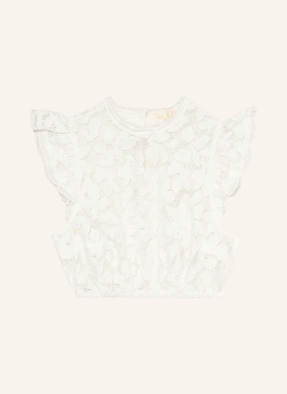 KRÜGER Dirndlbluse aus Spitze WEISS