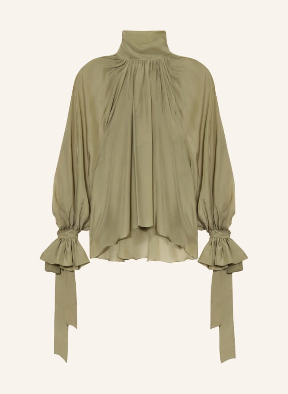 ARAKII Seidenbluse KHAKI