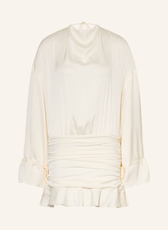 ARAKII Kleid mit Seide CREME