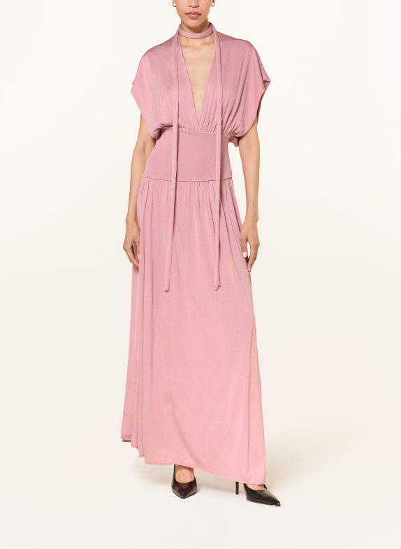 ARAKII Strickkleid mit abnehmbarer Schluppe ROSA