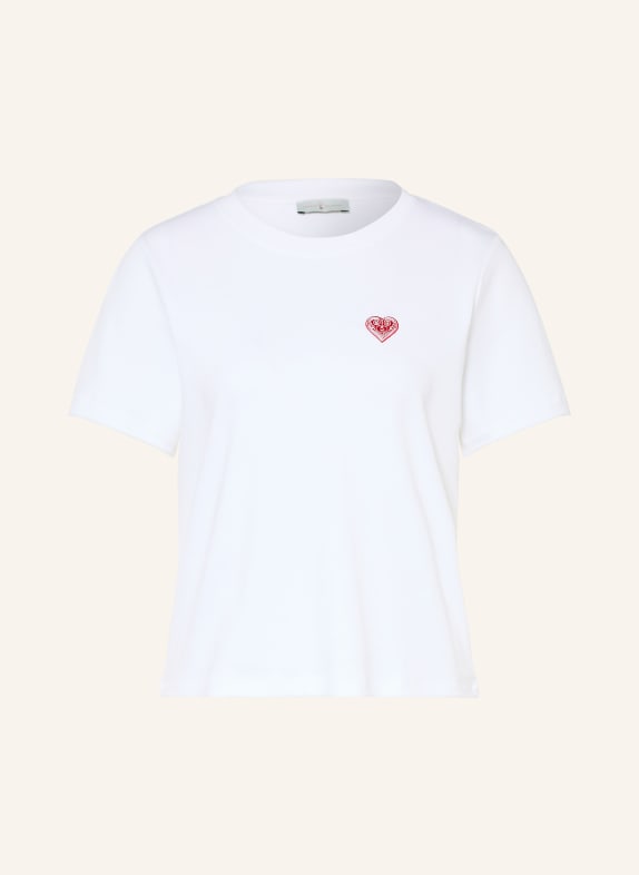 Johann & Johanna T-shirt WIT / ROOD