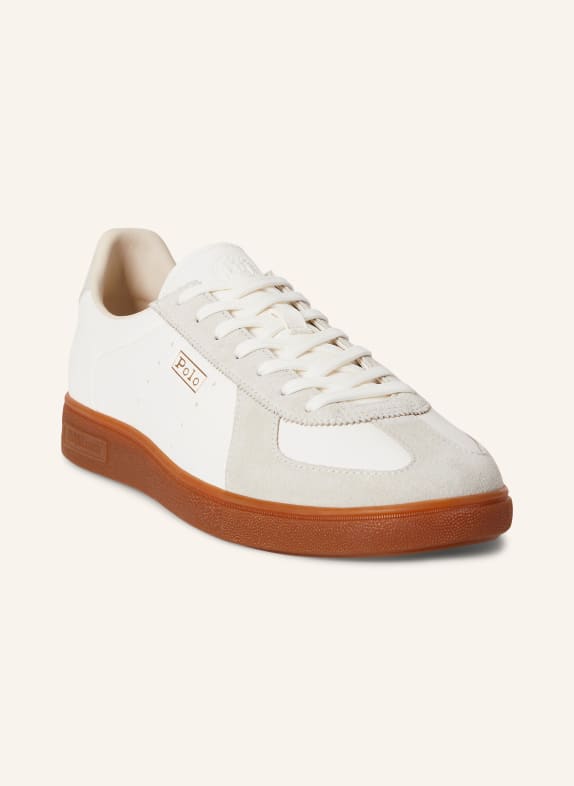 POLO RALPH LAUREN Sneakers BLANC / GRIS