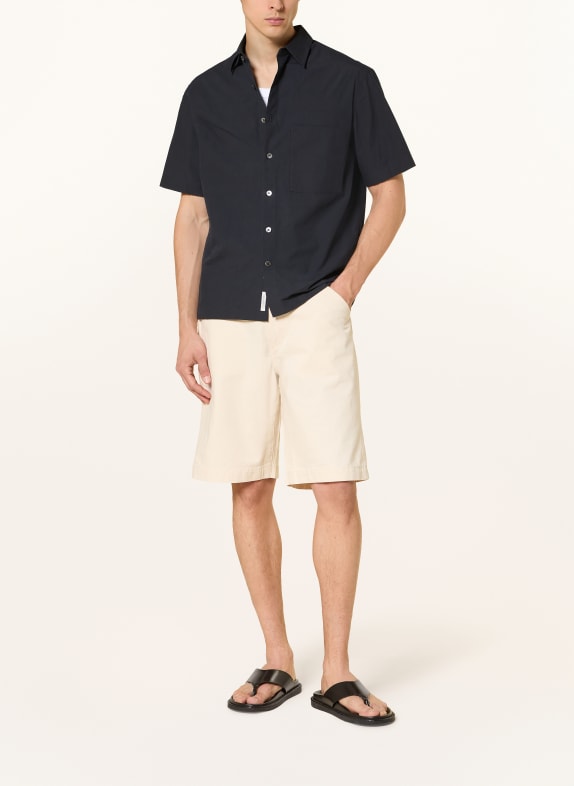ARKET Overhemd met korte mouwen BALTIMORE Relaxed Fit DONKERBLAUW