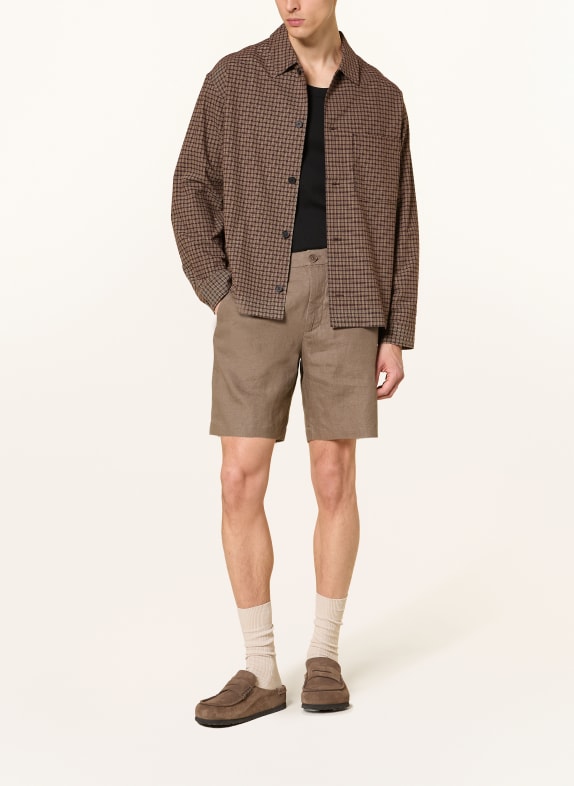 ARKET Overhemd BILLY Comfort Fit MARRON FONCÉ / CAMEL