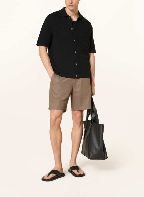 ARKET Strickhemd SMOG Comfort Fit SCHWARZ