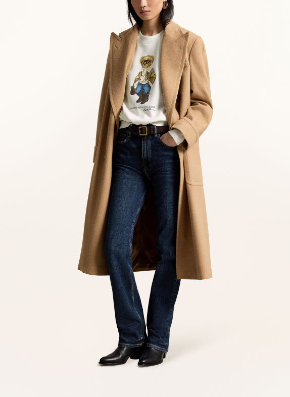 POLO RALPH LAUREN Sweatshirt CRÈME / BRUIN / BLAUW