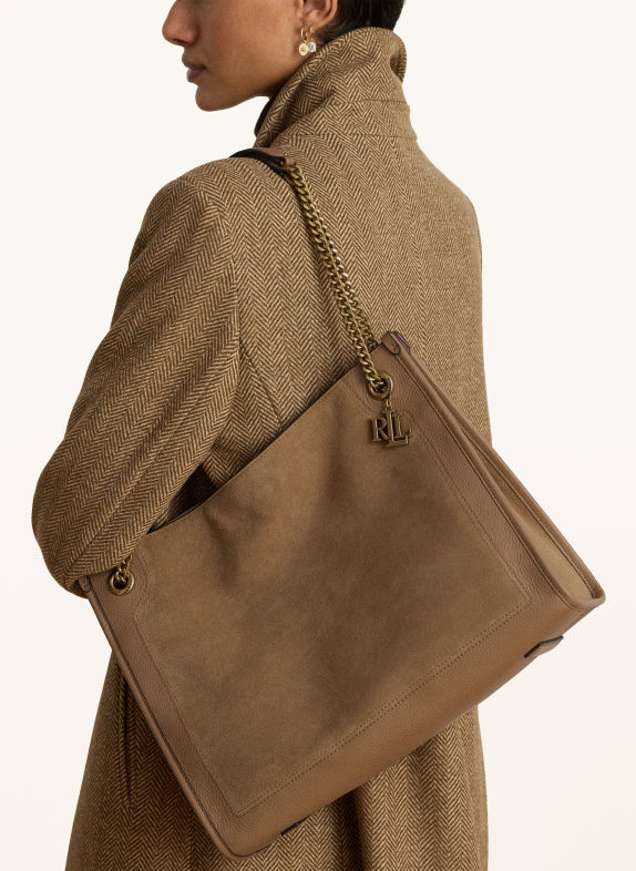 LAUREN RALPH LAUREN Shoppers CAMEL / GOUD
