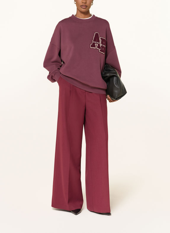 ANINE BING Marlenehose PAOLA DUNKELROT