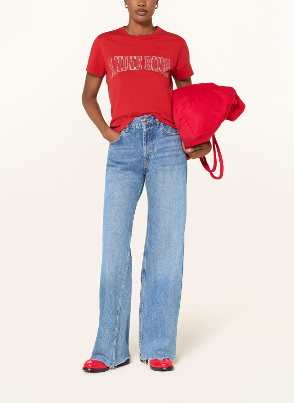 ANINE BING SHELLEY T-shirt RED