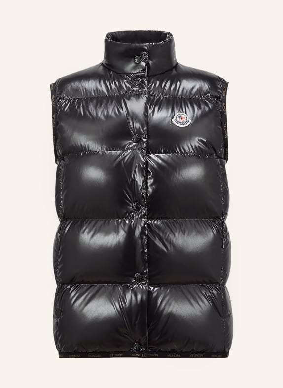 MONCLER Donzen bodywarmer BADIA ZWART