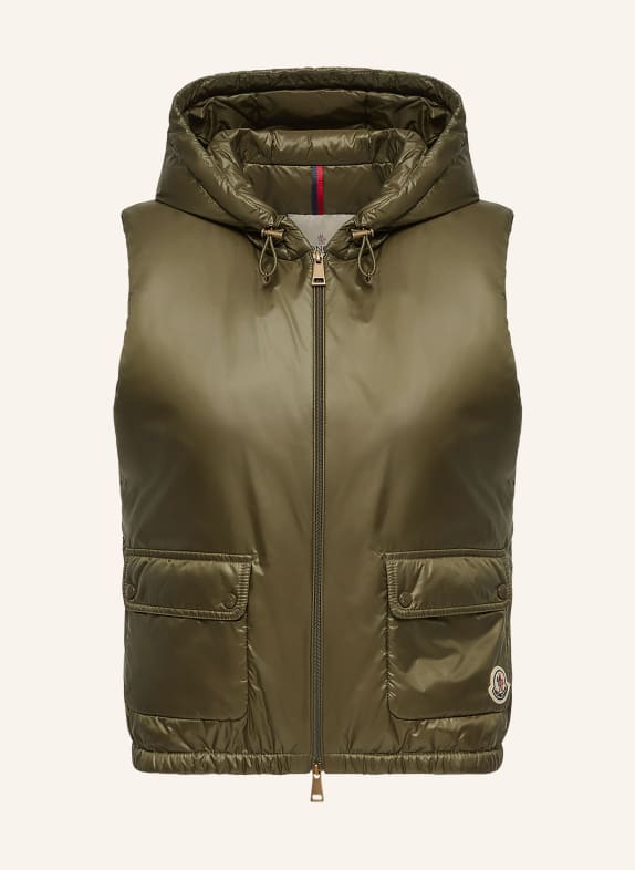 MONCLER Donzen bodywarmer LANSETTE OLIJF
