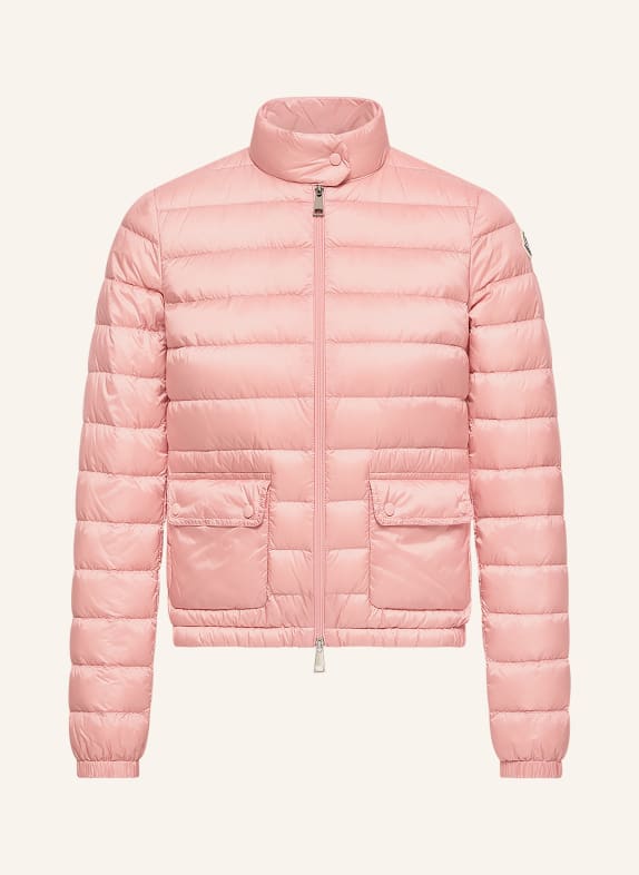 MONCLER Lehká péřová bunda LANS RŮŽOVÁ
