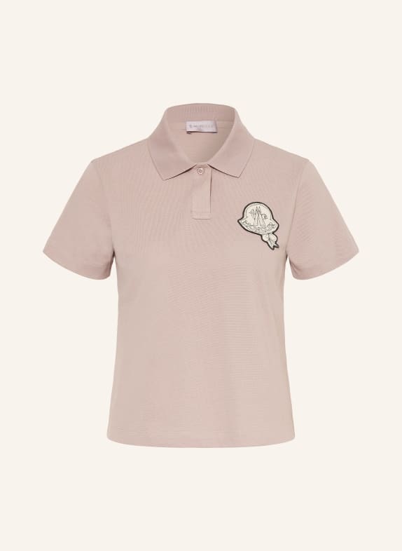 MONCLER Piqué-Poloshirt TAUPE