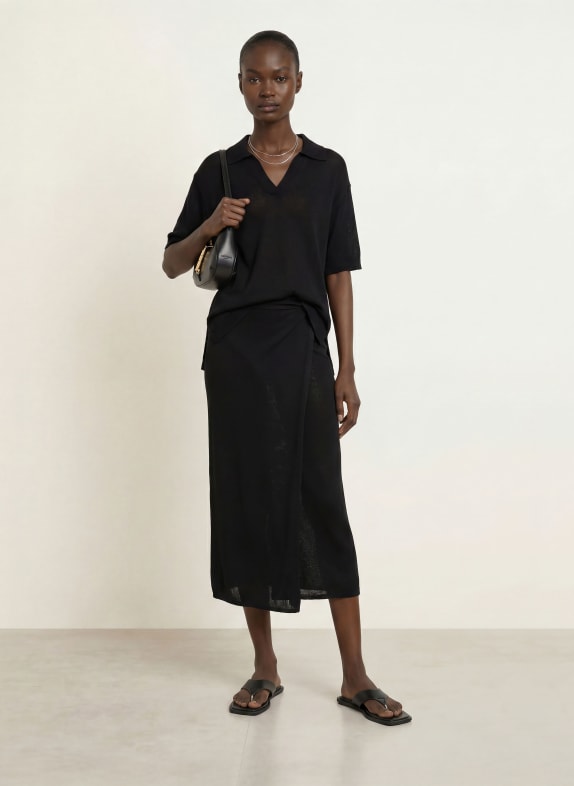ARKET Wrap-nederdel SORT