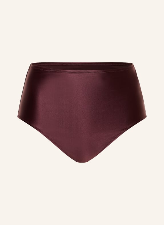 ARKET Dół od bikini z wysokim stanem CIEMNOCZERWONY